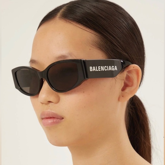 NEW BALENCIAGA BB0258S 001 WOMEN SUNGLASSES BALENCIAGA BB0258S - Picture 2 of 12